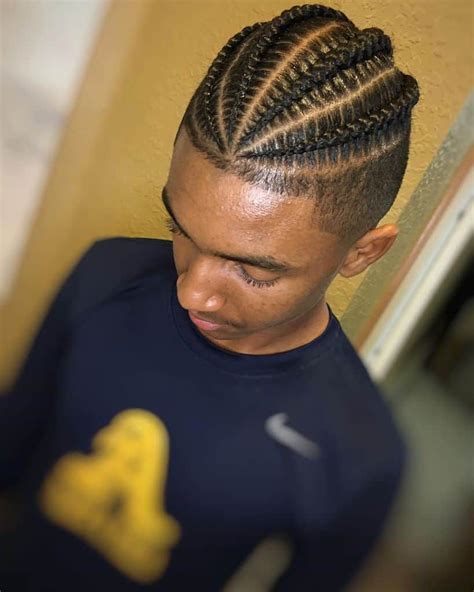 skinny braids male|2 feed in braids hairstyles.